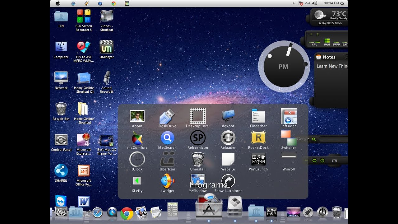 Mac theme for windows 10
