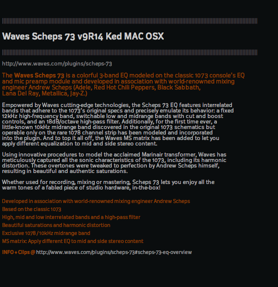 Waves 3 For Mac